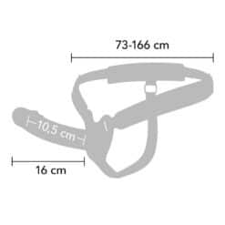Comprar HIDDEN DESIRE - INFERNO STRAP-ON FUNDA PARA PENE CON VIBRACIÓN 16 CM al mejor precio - Envíos Discretos