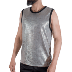MACHO - CAMISETA BRILLO TEXTURA L/XL