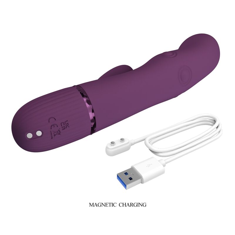 PRETTY LOVE - ZACH VIBRADOR RABBIT RECARGABLE CON EMPUJE 5+5 FUNCIONES - piKanteo | Despierta tu lado más piKante PRETTY LOVE - ZACH VIBRADOR RABBIT RECARGABLE CON EMPUJE 5+5 FUNCIONES - Imagen 5