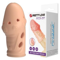 Comprar PRETTY LOVE - SOCKER FUNDA PARA PENE TEXTURIZADA COLOR NATURAL al mejor precio - Envíos Discretos