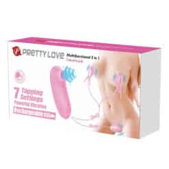 PRETTY LOVE - IMONIE SET MULTIFUNCIONAL 3 EN 1 CON SUCCIONADOR, PEZONES Y CLÍTORIS