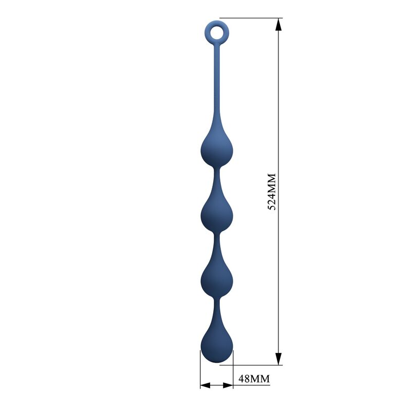 MR PLAY - BOLAS ANALES SILICONA AZUL TALLA XL 52,5 CM - piKanteo | Despierta tu lado más piKante MR PLAY - BOLAS ANALES SILICONA AZUL TALLA XL 52,5 CM - Imagen 8