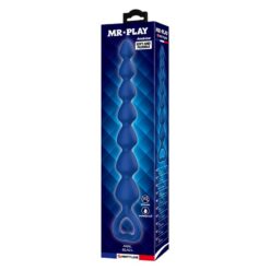 MR PLAY - BOLAS ANALES Y PLUG ANAL SILICONA AZUL 26,7 CM - piKanteo | Despierta tu lado más piKante MR PLAY - BOLAS ANALES Y PLUG ANAL SILICONA AZUL 26,7 CM - Imagen 3