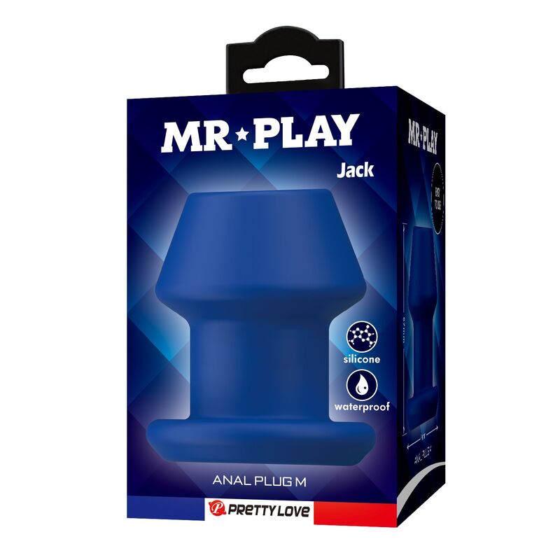MR PLAY - JACK PLUG ANAL HUECO SILICONA AZUL TALLA M - piKanteo | Despierta tu lado más piKante MR PLAY - JACK PLUG ANAL HUECO SILICONA AZUL TALLA M - Imagen 3