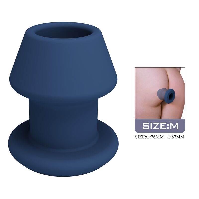 MR PLAY - JACK PLUG ANAL HUECO SILICONA AZUL TALLA M - piKanteo | Despierta tu lado más piKante MR PLAY - JACK PLUG ANAL HUECO SILICONA AZUL TALLA M - Imagen 2
