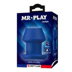 MR PLAY - JACK PLUG ANAL HUECO SILICONA AZUL TALLA S - piKanteo | Despierta tu lado más piKante Comprar MR PLAY - JACK PLUG ANAL HUECO SILICONA AZUL TALLA S al mejor precio - Envíos Discretos
