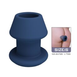 Comprar MR PLAY - JACK PLUG ANAL HUECO SILICONA AZUL TALLA S al mejor precio - Envíos Discretos