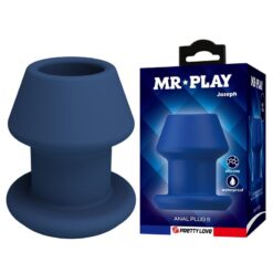 Comprar MR PLAY - JACK PLUG ANAL HUECO SILICONA AZUL TALLA S al mejor precio - Envíos Discretos