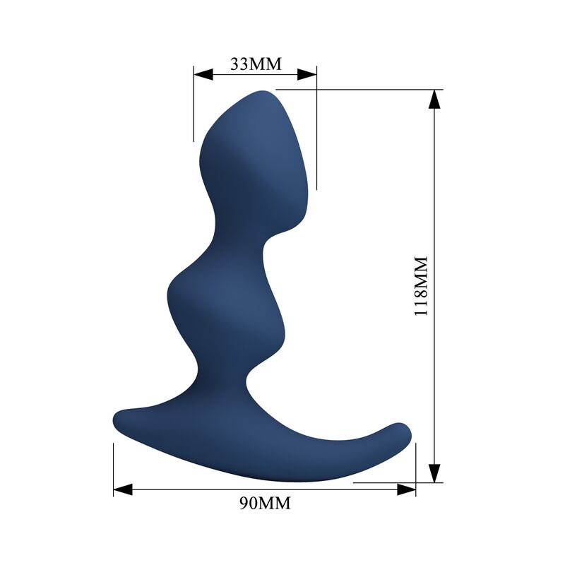 MR PLAY - PLUG ANAL AZUL ERGONÓMICO - piKanteo | Despierta tu lado más piKante Comprar MR PLAY - PLUG ANAL AZUL ERGONÓMICO al mejor precio - Envíos Discretos