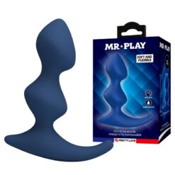 MR PLAY - PLUG ANAL AZUL ERGONÓMICO - piKanteo | Despierta tu lado más piKante Comprar MR PLAY - PLUG ANAL AZUL ERGONÓMICO al mejor precio - Envíos Discretos