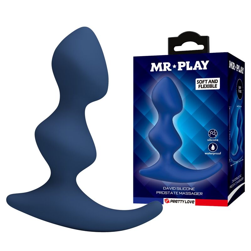 MR PLAY - PLUG ANAL AZUL ERGONÓMICO - piKanteo | Despierta tu lado más piKante Comprar MR PLAY - PLUG ANAL AZUL ERGONÓMICO al mejor precio - Envíos Discretos