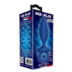 MR PLAY - PLUG ANAL TEXTURIZADO CON ANILLA AZUL L - piKanteo | Despierta tu lado más piKante Comprar MR PLAY - PLUG ANAL TEXTURIZADO CON ANILLA AZUL L al mejor precio - Envíos Discretos
