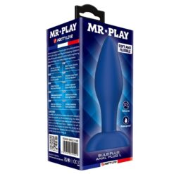 MR PLAY - PLUG ANAL CÓNICO SILICONA AZUL L - piKanteo | Despierta tu lado más piKante Comprar MR PLAY - PLUG ANAL CÓNICO SILICONA AZUL L al mejor precio - Envíos Discretos