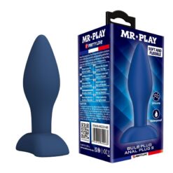 MR PLAY - PLUG ANAL CÓNICO SILICONA AZUL S