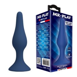 Comprar MR PLAY - PLUG ANAL SLIM SILICONA AZUL L al mejor precio - Envíos Discretos