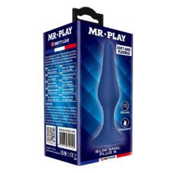 MR PLAY - PLUG ANAL SILICONA AZUL SLIM TALLA S - piKanteo | Despierta tu lado más piKante Comprar MR PLAY - PLUG ANAL SILICONA AZUL SLIM TALLA S al mejor precio - Envíos Discretos