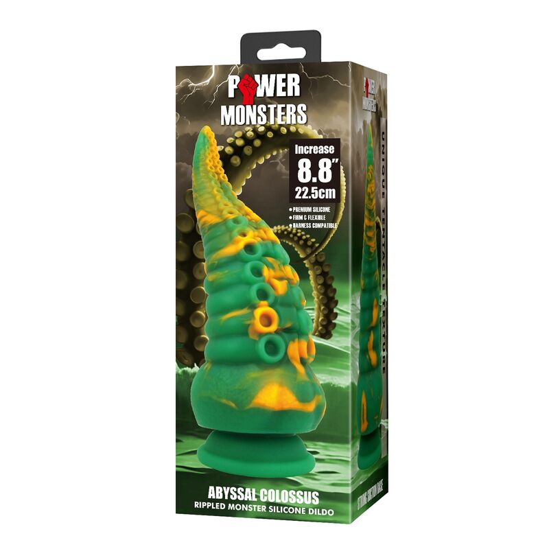 POWER MONSTERS - ABYSSAL COLOSSUS DILDO BICOLOR 22,5 CM Ø 6 CM - piKanteo | Despierta tu lado más piKante POWER MONSTERS - ABYSSAL COLOSSUS DILDO BICOLOR 22,5 CM Ø 6 CM - Imagen 3