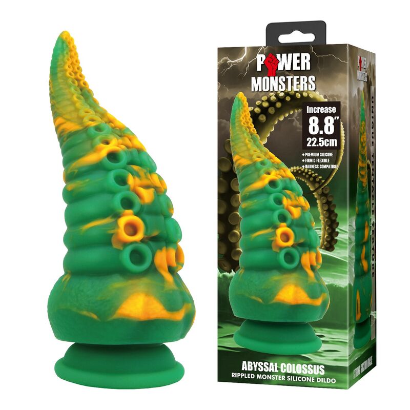 POWER MONSTERS - ABYSSAL COLOSSUS DILDO BICOLOR 22,5 CM Ø 6 CM - piKanteo | Despierta tu lado más piKante POWER MONSTERS - ABYSSAL COLOSSUS DILDO BICOLOR 22,5 CM Ø 6 CM - Imagen 7