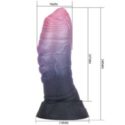 POWER MONSTERS - DREADFUL FIEND DILDO BICOLOR 24 CM Ø 6 CM - piKanteo | Despierta tu lado más piKante POWER MONSTERS - DREADFUL FIEND DILDO BICOLOR 24 CM Ø 6 CM - Imagen 6