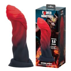 POWER MONSTERS - INFERNAL GOLIATH DILDO BICOLOR 25 CM Ø 6 CM - piKanteo | Despierta tu lado más piKante POWER MONSTERS - INFERNAL GOLIATH DILDO BICOLOR 25 CM Ø 6 CM - Imagen 6