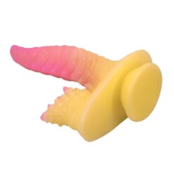 POWER MONSTERS - RIPPLIED MONSTER DILDO FANTASÍA CON VENTOSA 22,5 CM Ø 5,5 CM ROSA Y AMARILLO - piKanteo | Despierta tu lado más piKante POWER MONSTERS - RIPPLIED MONSTER DILDO FANTASÍA CON VENTOSA 22,5 CM Ø 5,5 CM ROSA Y AMARILLO - Imagen 4