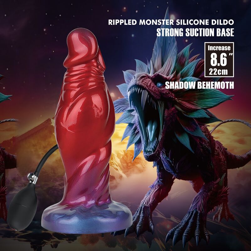 POWER MONSTERS - SHADOW BEHEMOTH DILDO HINCHABLE FANTASÍA BICOLOR 22 CM Ø 5 CM - piKanteo | Despierta tu lado más piKante Comprar POWER MONSTERS - SHADOW BEHEMOTH DILDO HINCHABLE FANTASÍA BICOLOR 22 CM Ø 5 CM al mejor precio - Envíos Discretos