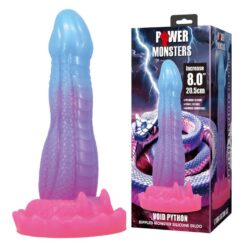 POWER MONSTERS - VOID PYTHON DILDO FANTASÍA CON VENTOSA 20,5 CM Ø 5,2 CM AZUL, LILA Y ROSA - piKanteo | Despierta tu lado más piKante POWER MONSTERS - VOID PYTHON DILDO FANTASÍA CON VENTOSA 20,5 CM Ø 5,2 CM AZUL, LILA Y ROSA - Imagen 8