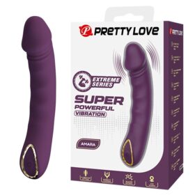 PRETTY LOVE - AMARA VIBRADOR RECARGABLE 10 FUNCIONES MORADO