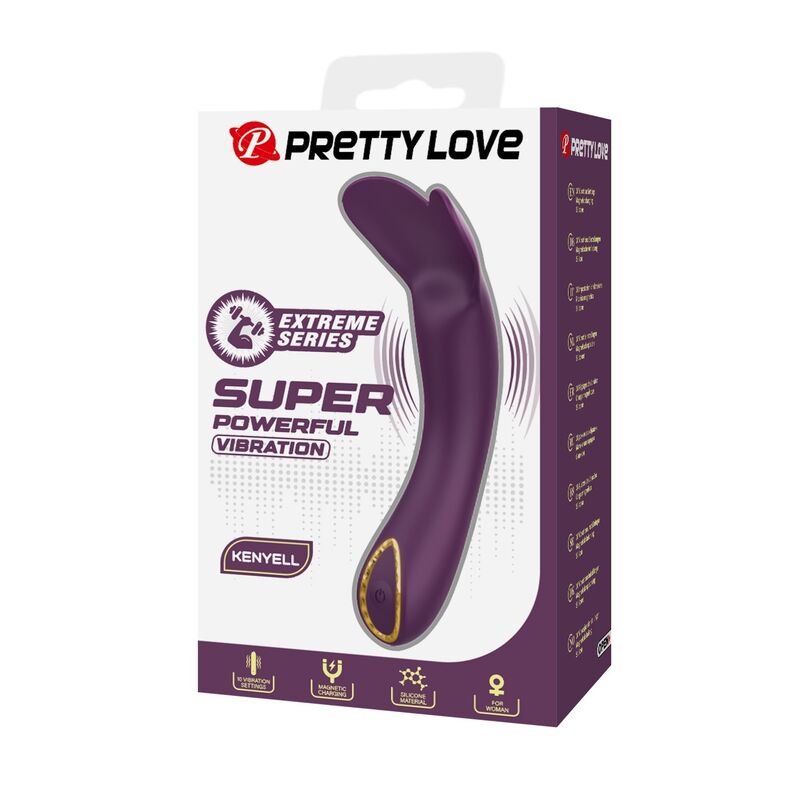 PRETTY LOVE - KENYELL VIBRADOR RECARGABLE 10 FUNCIONES MORADO - piKanteo | Despierta tu lado más piKante PRETTY LOVE - KENYELL VIBRADOR RECARGABLE 10 FUNCIONES MORADO - Imagen 3