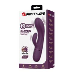 PRETTY LOVE - MARGIE VIBRADOR RABBIT RECARGABLE 10 FUNCIONES MORADO - piKanteo | Despierta tu lado más piKante PRETTY LOVE - MARGIE VIBRADOR RABBIT RECARGABLE 10 FUNCIONES MORADO - Imagen 3