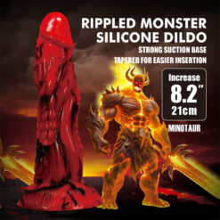 POWER MONSTERS - MINOTAUR DILDO FANTASÍA CON VENTOSA 21 CM Ø 5 CM ROJO Y NEGRO - piKanteo | Despierta tu lado más piKante POWER MONSTERS - MINOTAUR DILDO FANTASÍA CON VENTOSA 21 CM Ø 5 CM ROJO Y NEGRO - Imagen 7
