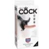 Comprar KING COCK - HARNESS CON PENE REALÍSTICO 17.8 CM al mejor precio - Envíos Discretos